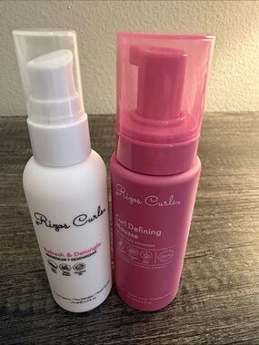 Travel size condition and mousse duo